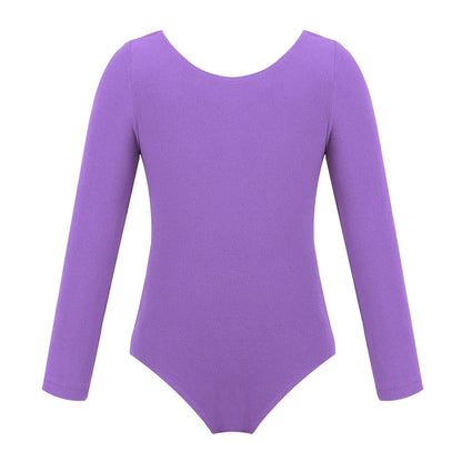 Girls Ballet Long Sleeve Leotard (Age 3-12 YRS)