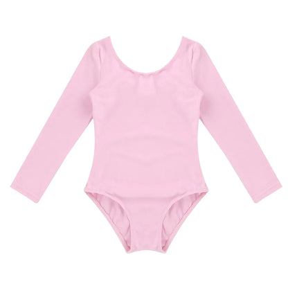 Girls Ballet Long Sleeve Leotard (Age 3-12 YRS)