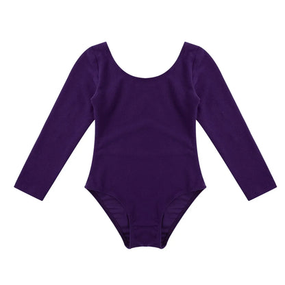 Girls Ballet Long Sleeve Leotard (Age 3-12 YRS)