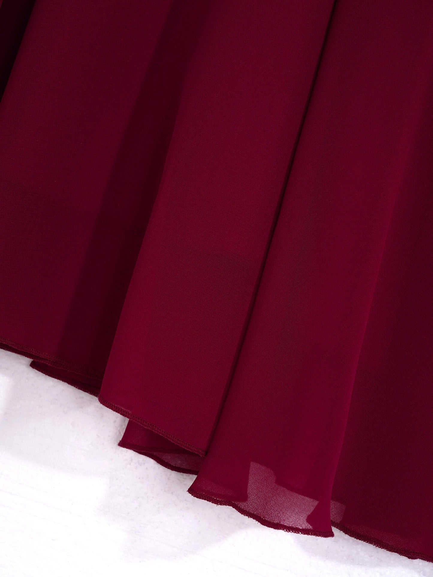 Girls Chiffon Off-the-Shoulder A-Line Maxi Dress (Age 4-16YRS)