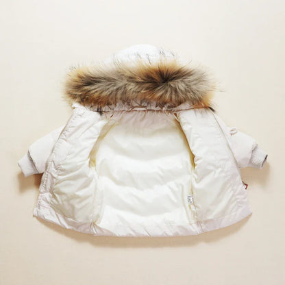 Baby/Toddlers Duck Down Coat + Jumpsuit Overalls (Age 12M-4YRS)