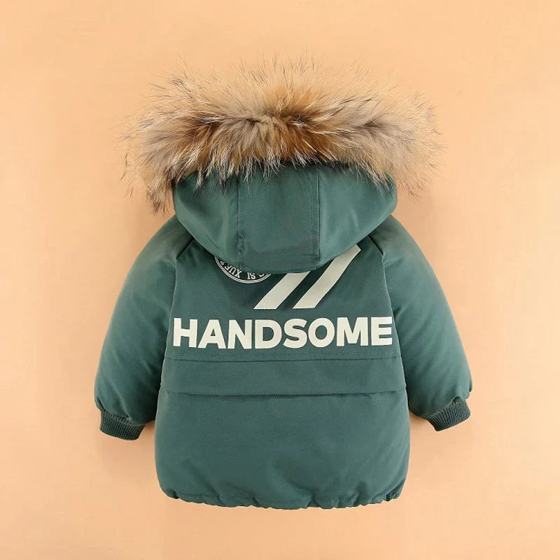 Baby/Toddlers Duck Down Coat + Jumpsuit Overalls (Age 12M-4YRS)