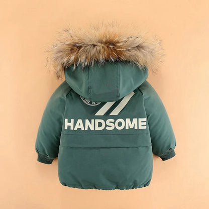 Baby/Toddlers Duck Down Coat + Jumpsuit Overalls (Age 12M-4YRS)
