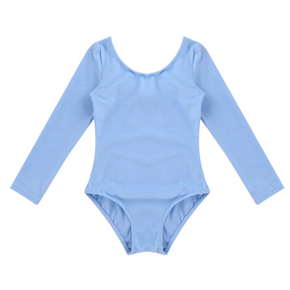 Girls Ballet Long Sleeve Leotard (Age 3-12 YRS)