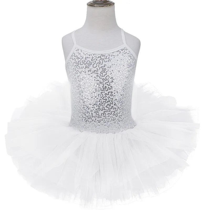 Girls Sequin Ballet Tutu Ballet Dance Costume (Age 3-8YRS)
