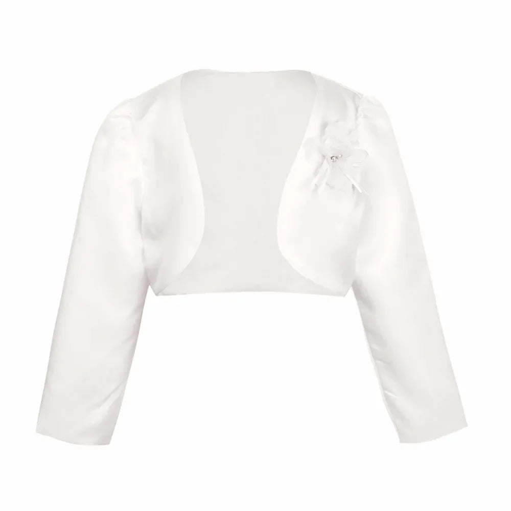 Girls Long Sleeves Bolero Shrug Jacket (Age 12M-10 YRS)