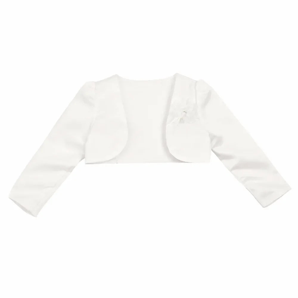 Girls Long Sleeves Bolero Shrug Jacket (Age 12M-10 YRS)