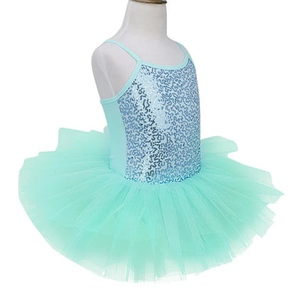 Girls Sequin Ballet Tutu Ballet Dance Costume (Age 3-8YRS)