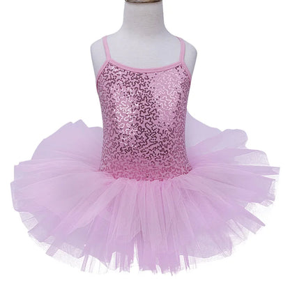 Girls Sequin Ballet Tutu Ballet Dance Costume (Age 3-8YRS)