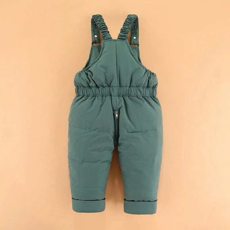 Baby/Toddlers Duck Down Coat + Jumpsuit Overalls (Age 12M-4YRS)