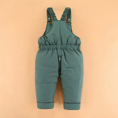 Baby/Toddlers Duck Down Coat + Jumpsuit Overalls (Age 12M-4YRS)