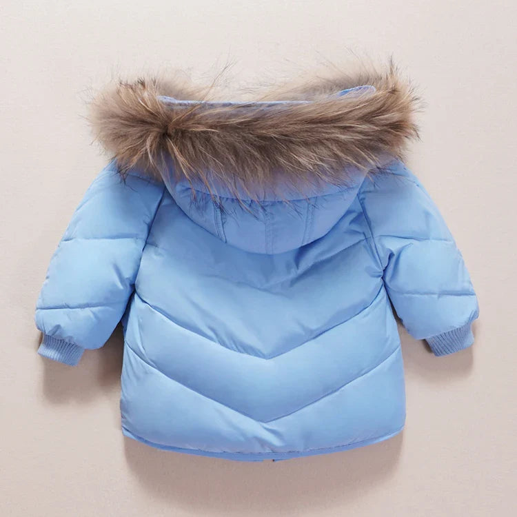Baby/Toddlers Duck Down Coat + Jumpsuit Overalls (Age 12M-4YRS)