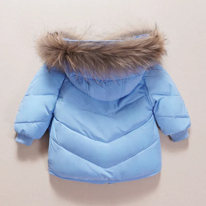 Baby/Toddlers Duck Down Coat + Jumpsuit Overalls (Age 12M-4YRS)