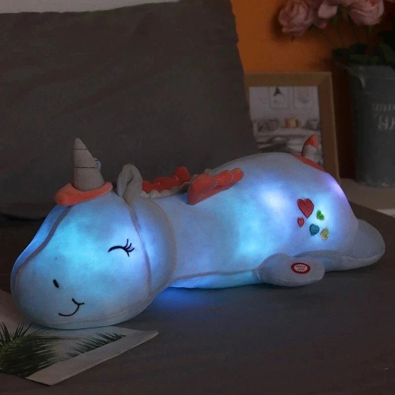 Plush Light Unicorn LED Light Unicorn Pillow Stuffed Toy - 60cm