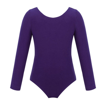 Girls Ballet Long Sleeve Leotard (Age 3-12 YRS)