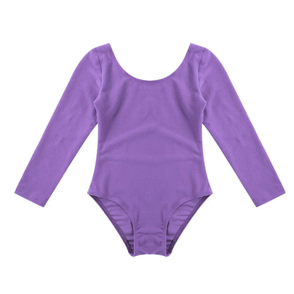 Girls Ballet Long Sleeve Leotard (Age 3-12 YRS)