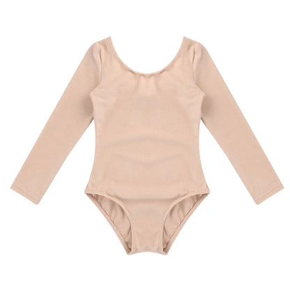 Girls Ballet Long Sleeve Leotard (Age 3-12 YRS)