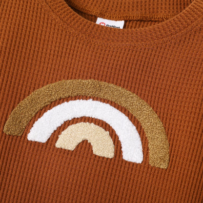 Baby Boys/Girls Rainbow Long-sleeve Pullover Sweatshirt (Age 3M-3YRS)
