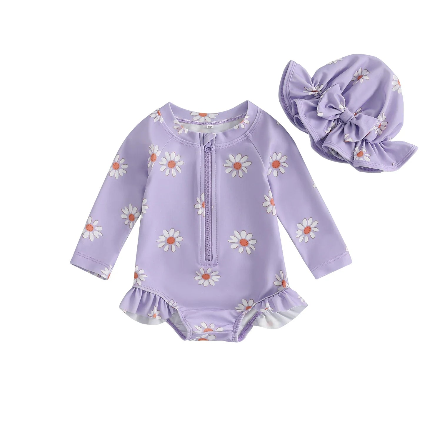 Baby Girls Swimsuits & Hats (Age 6M-3 YRS)
