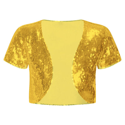 Girls Sequin Bolero Short Cardigan (Age 6-14 YRS)