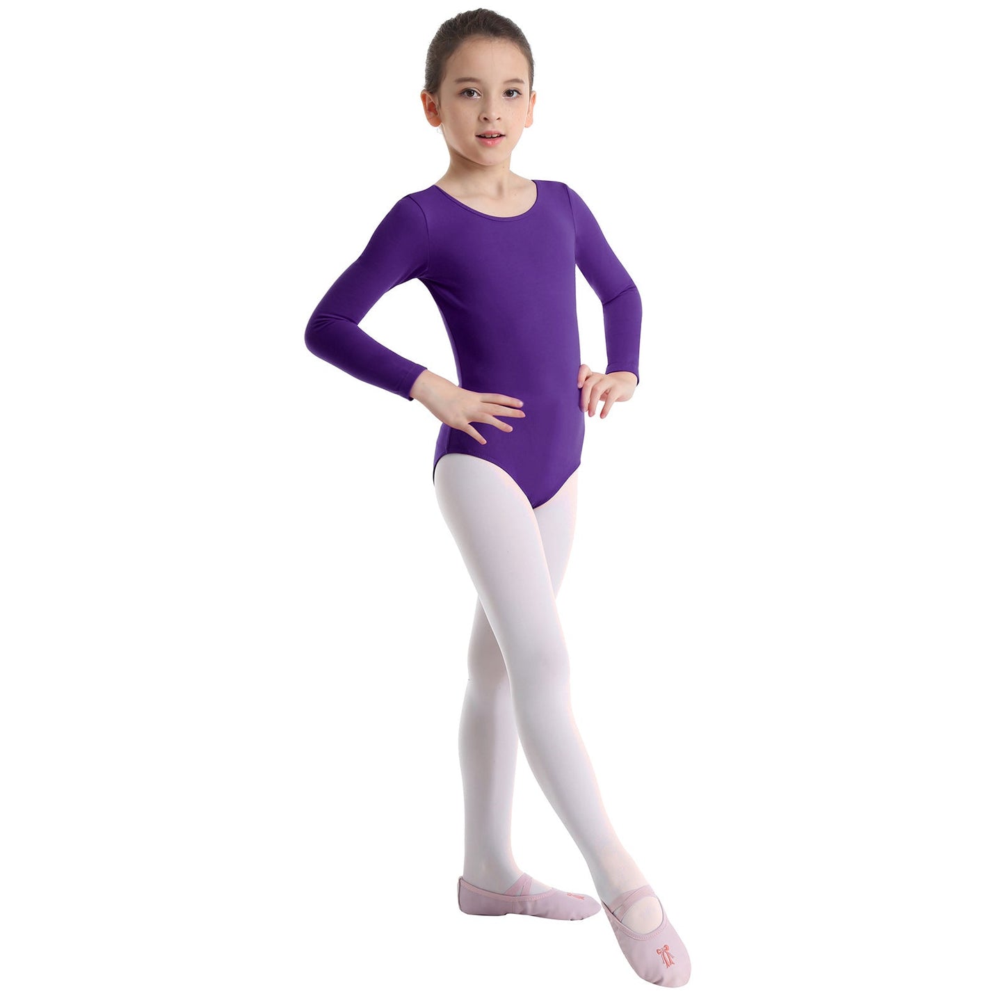 Girls Ballet Long Sleeve Leotard (Age 3-12 YRS)