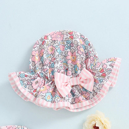 Baby Girls Swimsuits & Hats (Age 6M-3 YRS)