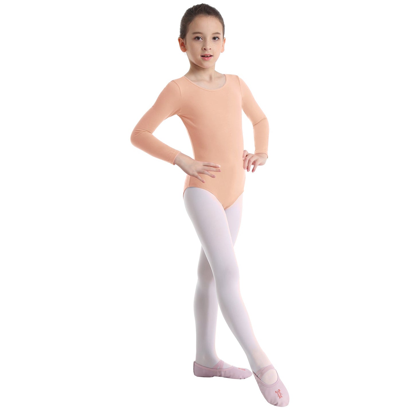 Girls Ballet Long Sleeve Leotard (Age 3-12 YRS)