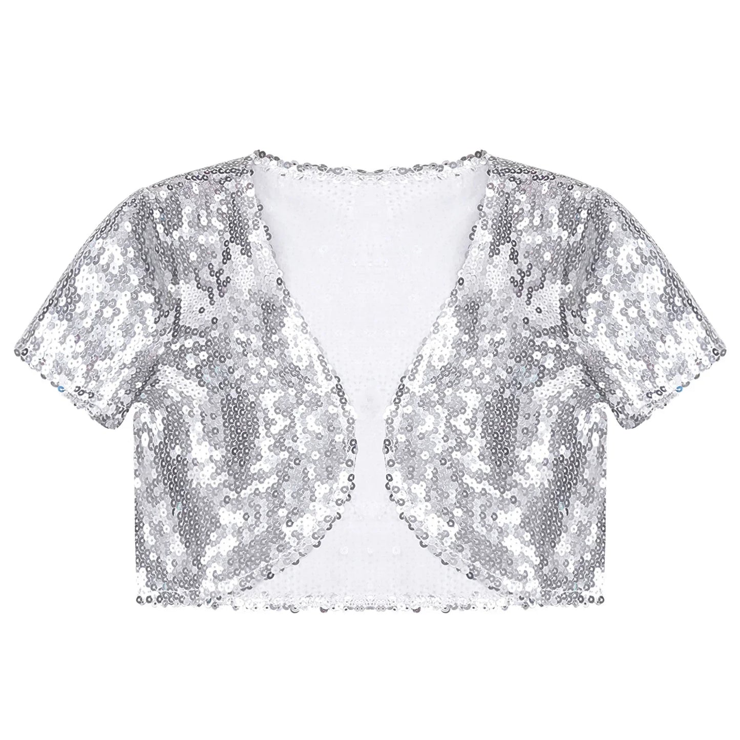 Girls Sequin Bolero Short Cardigan (Age 6-14 YRS)