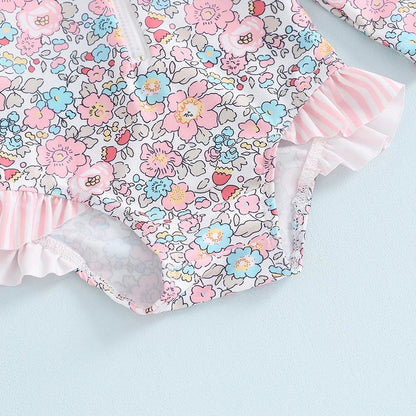Baby Girls Swimsuits & Hats (Age 6M-3 YRS)