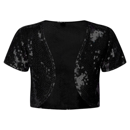 Girls Sequin Bolero Short Cardigan (Age 6-14 YRS)