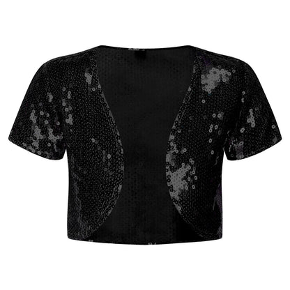 Girls Sequin Bolero Short Cardigan (Age 6-14 YRS)