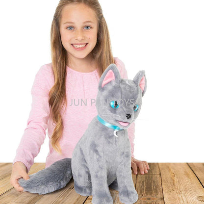 Club Petz Mystery Electronic Interactive Plush Cat Talking Toy