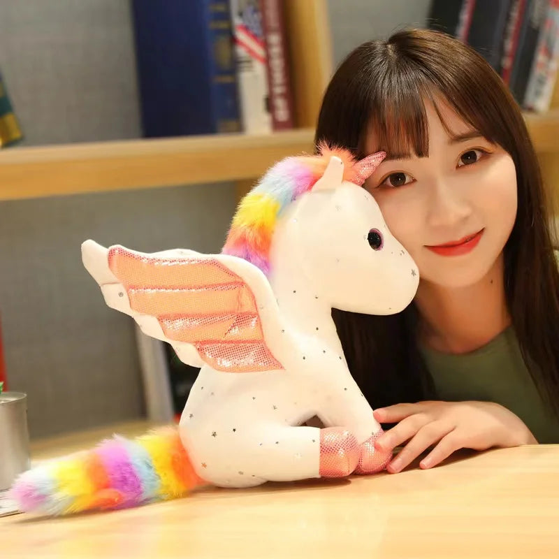 Plush Winged Unicorn Stuffed Toy 14-30cm