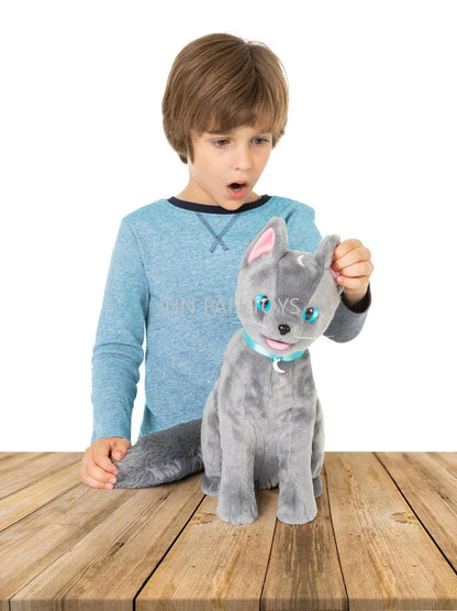 Club Petz Mystery Electronic Interactive Plush Cat Talking Toy