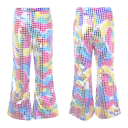 Kids Sequin Flared Trousers (Age 24M-16YRS)