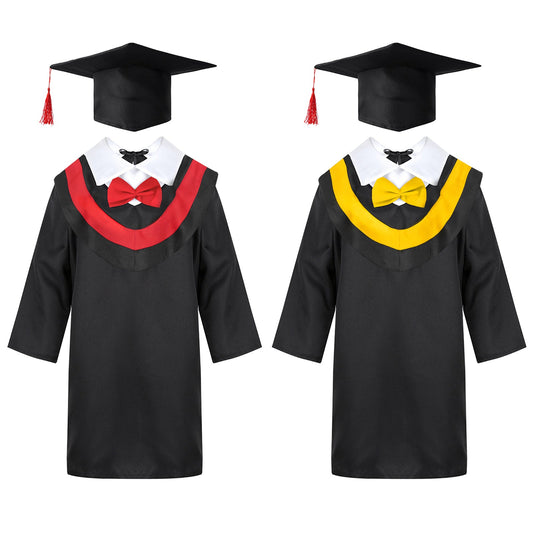 Kids Graduation Gown With Tassel Cap (Age 4-12YRS)