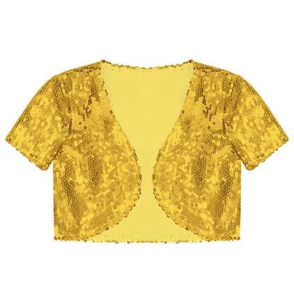 Girls Sequin Bolero Short Cardigan (Age 6-14 YRS)