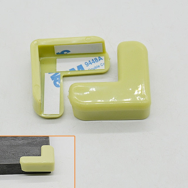 Baby Proofing Furniture Corner Protectors - 4 Pack green