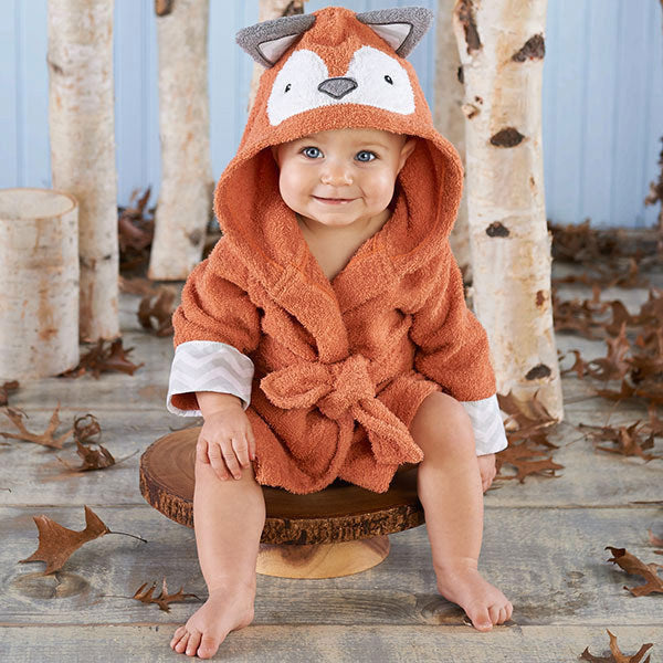 Baby Hooded Bathrobe (Age Newborn - 18M) 0-18M Fox
