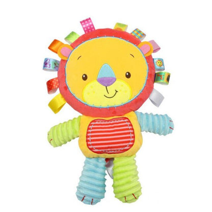 Baby Plush Rattle Stuffed Toy Style C Yellow