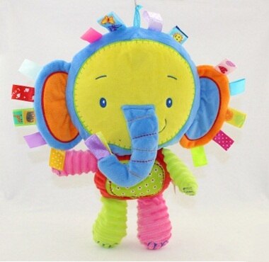 Baby Plush Rattle Stuffed Toy Style G Green