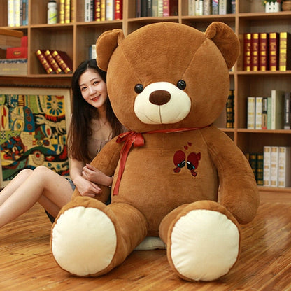 Large Plush Teddy Bear Gift Stuffed Toy 60cm - 100cm Dark Brown