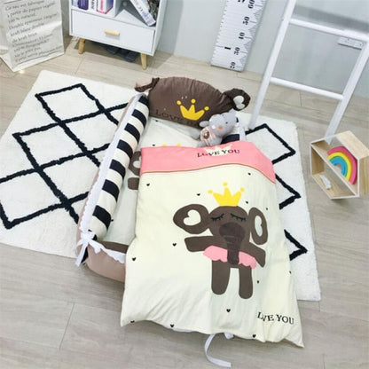 Baby Portable Crib Travel Bed - With Pillow Multi 1