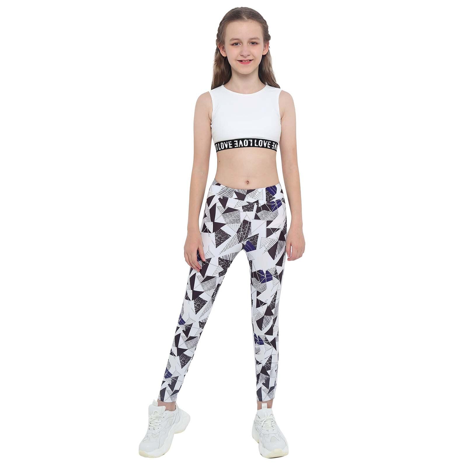 Girls Tank Top & Printed Legging Set (Age 4-16yrs)