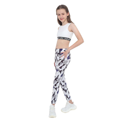Girls Tank Top & Printed Legging Set (Age 4-16yrs)
