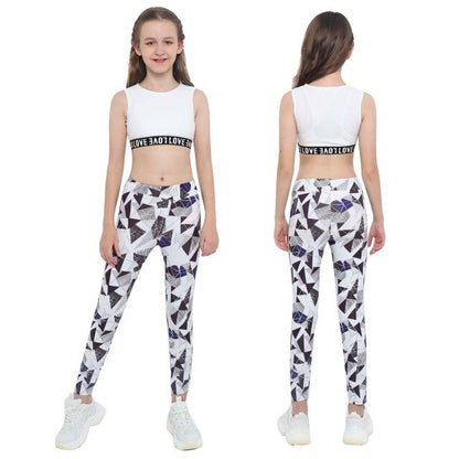 Girls Tank Top & Printed Legging Set (Age 4-16yrs)