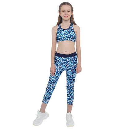 Girls Tank Top & Camoflauge Legging Set (Age 4-14yrs)