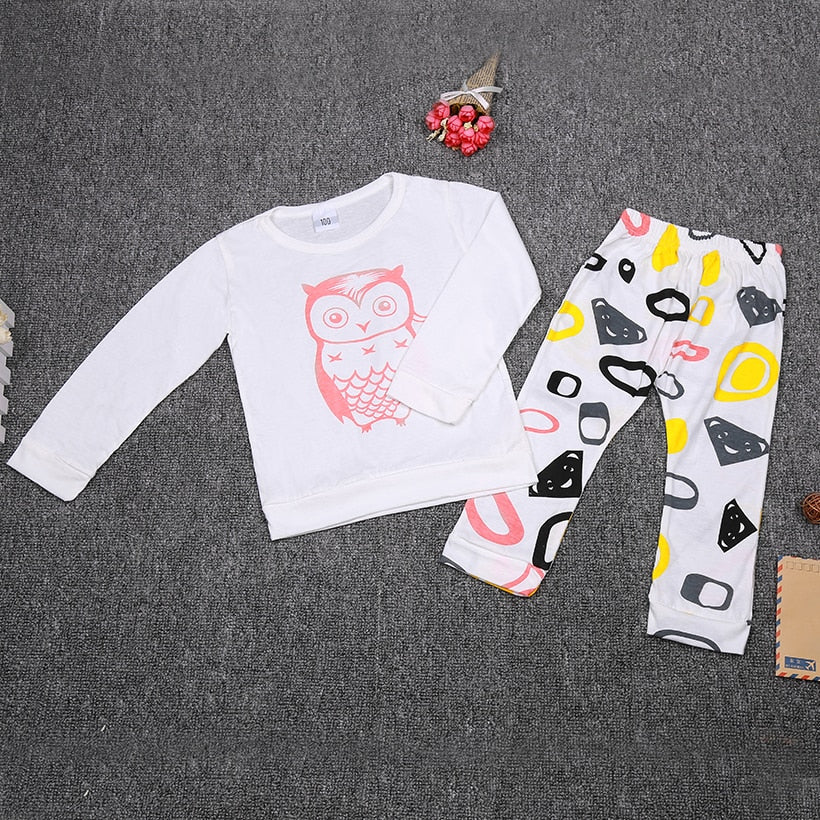 Baby Owl Top & Trousers Set (Age 6M-18M)